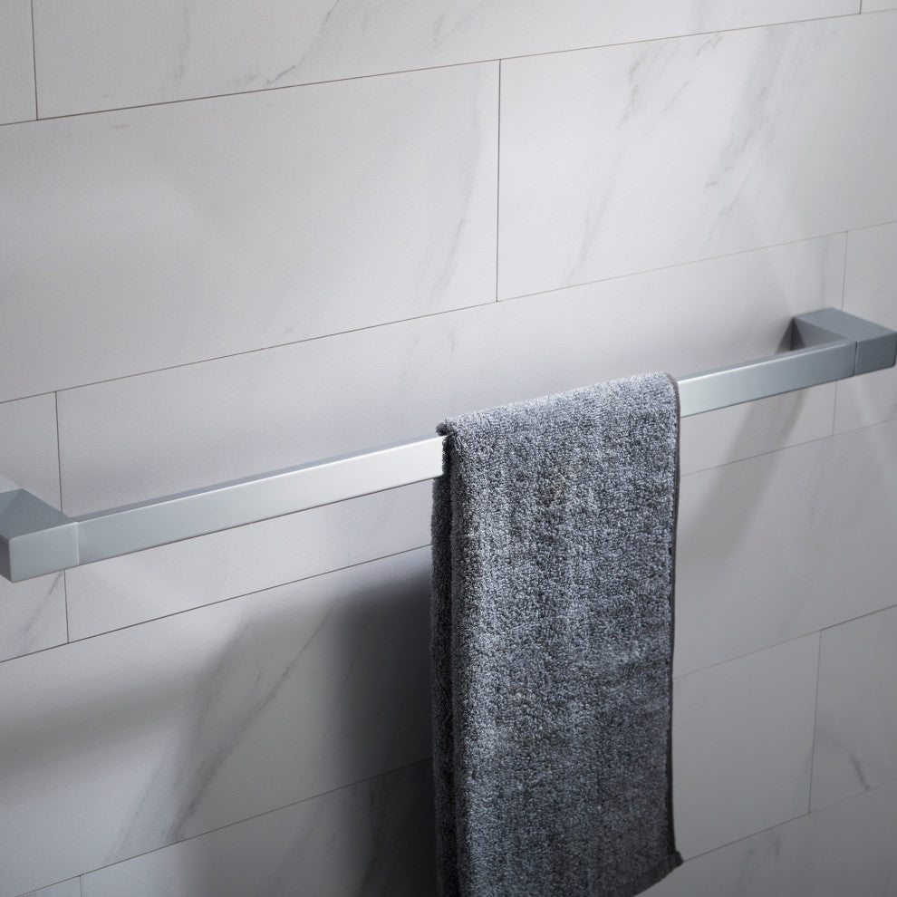Stelios Bathroom 24" Towel Bar, Chrome