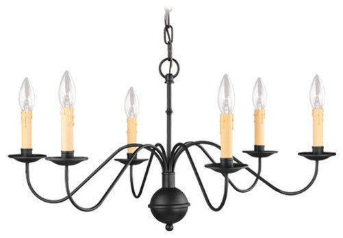 Heritage Chandelier, Black