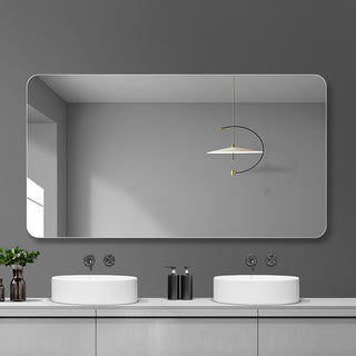 39 inches Rectangular Frameless Wall Mounted Bath Vanity Mirror
