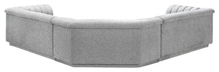 Cascade Upholstered Modular Sofa, Gray, Boucle Fabric, Corner Sectional