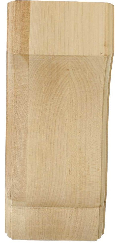 4 3/4"W x 5 1/2"D x 10"H Capistrano Mission Corbel, Alder
