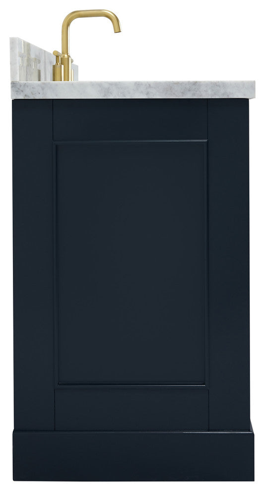 Ariel Stafford 43" Single Left Offset Rectangle Sink Bathroom Vanity