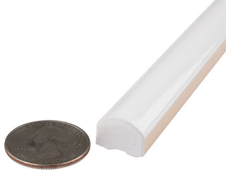 Twist White Ice Ceramic Wall Trim