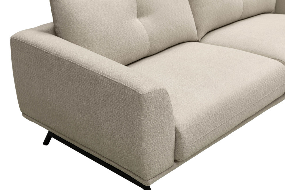 Betty Fabric Chair, Cream