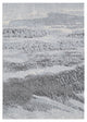 3"x5" Blue Gray Abstract Mist Modern Area Rug