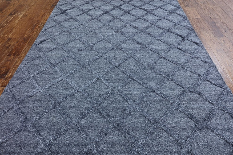 6'x9' Moroccan Wool and Silk Oriental Rug, W2267