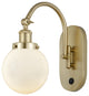 Innovations 918-1W-SG-G201-6 Beacon 1 Light 6" Sconce, Satin Gold