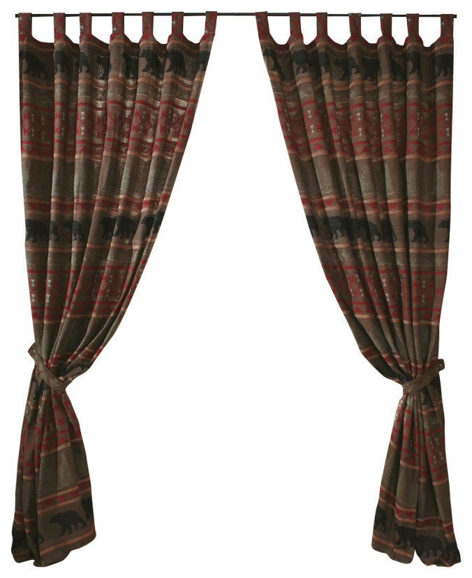 Bear Country Cabin Drape Set