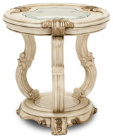 Platine de Royale Chair Side Table - Champagne
