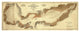 "Map of salt marsh and lands, San Francisco/San Pablo, 1874" Paper Art, 38"x16"