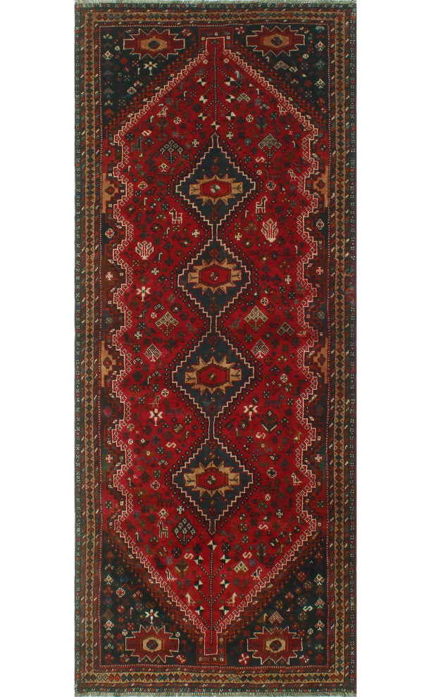 Fine Vintage Distressed Laurie Red Runner