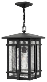Tucker 1-Light Outdoor Pendant, Museum Black