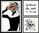 The Skull With Butterflies Triptych, 3-Piece Set