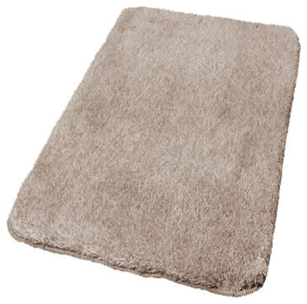 Taupe Non Slip Bathroom Rugs, Relax, Medium