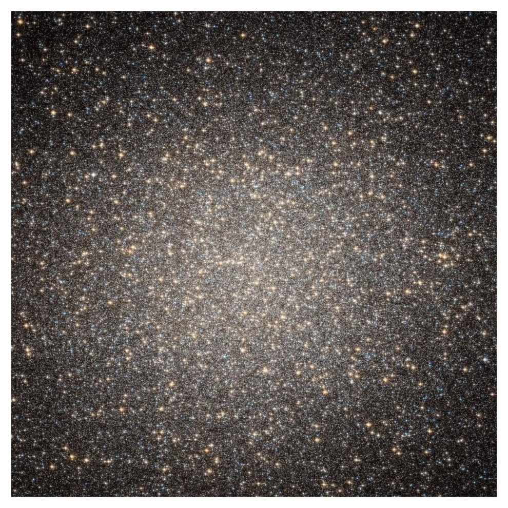 "Starry Splendor in Core of Omega Centauri" Digital Paper Print by NASA, 38"x38"