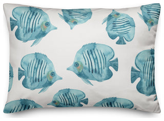 Colorful Fish 2 14x20 Spun Poly Pillow