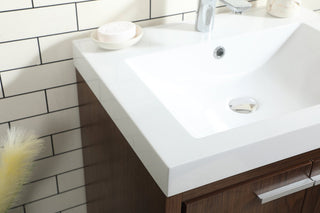 Walker 24" Single Bathroom Vanity, Walnut