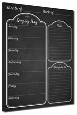 R2H Methods 'Day by Day' Dry Erase Daily Planner on ArtPlexi