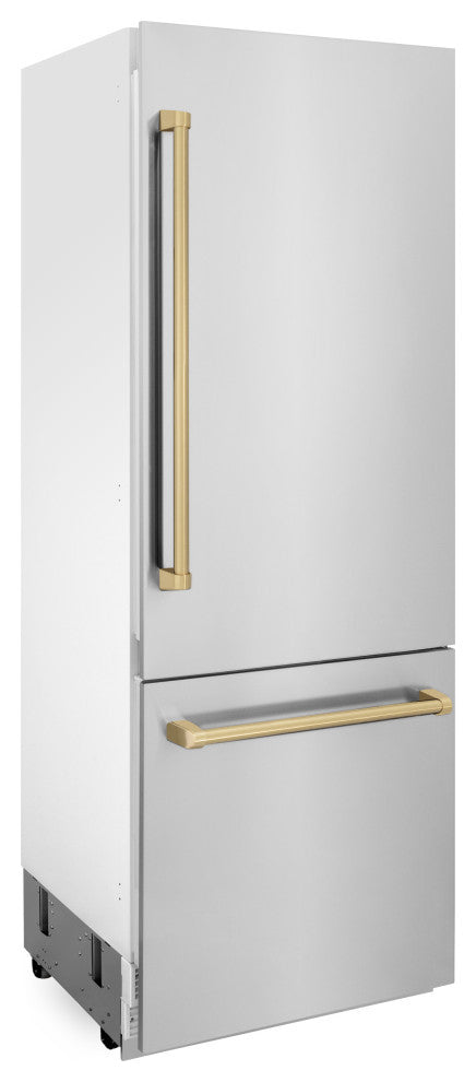 ZLINE 30" Autograph Built-In Refrigerator Stainless Steel, RBIVZ-304-30-CB