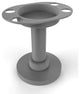Vanity Top Tumbler and Toothbrush Holder, Matte Gray