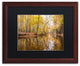 Jason Shaffer 'Beaver Creek 3' Matted Framed Art, Wood Frame, Black Mat, 20x16