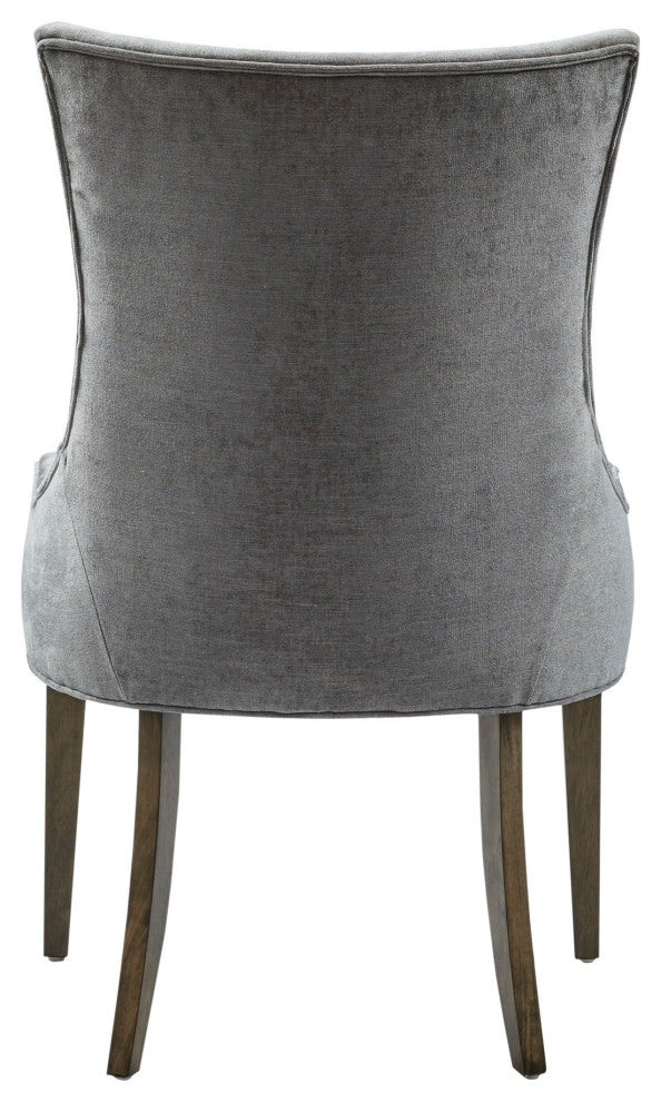 Madison Park Signature Ultra All-Over Welting, Dark Gray, Dining Chairs, Set of 2