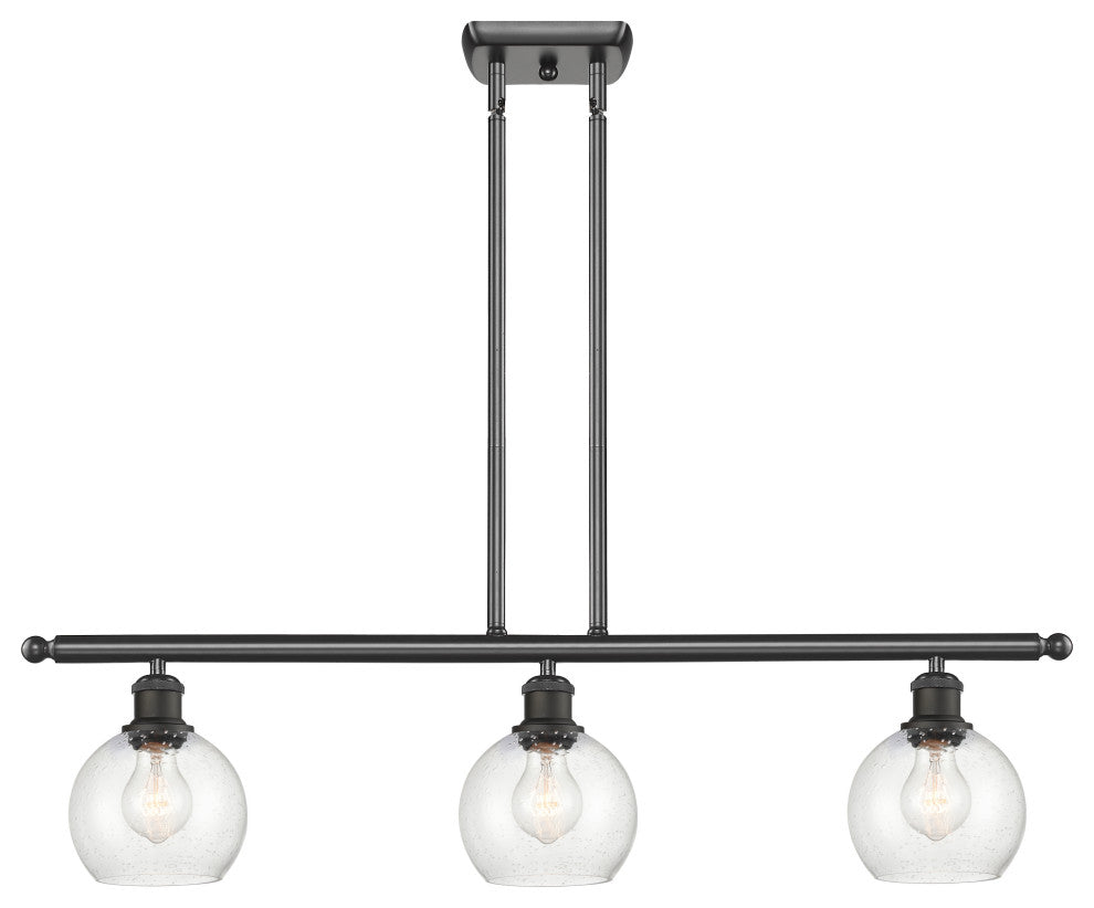 Innovations 516-3I-OB-G124-6 3 Light Island Light, Oil Rubbed Bronze