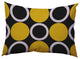 Mod Circles Accent Pillow, Mustard, 14"x20"