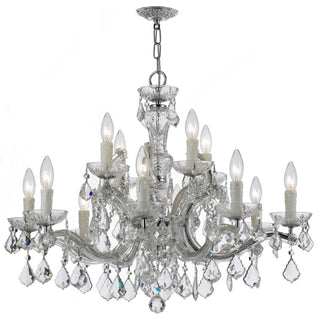 Crystorama Lighting Group 4379-CL-MWP Maria Theresa 12 Light 30"W - Polished