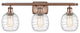 Innovations 516-3W-AC-G1013 3-Light Bath Vanity Light, Antique Copper