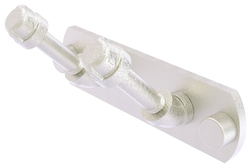 Pipeline 2 Position Multi Hook, Satin Nickel