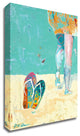 Flip Flops on the Beach by Pamela K. Beer, Print on Canvas, 32"x40"