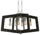 Varaluz-268N06SL-Six Light Linear Pendant Steel