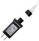 600 Light, 49' Warm White LED White Wire Rice Lights