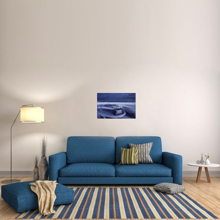 "Ice Skull" Stretched Canvas Giclee by Luigi Ruoppolo, 30"x20"