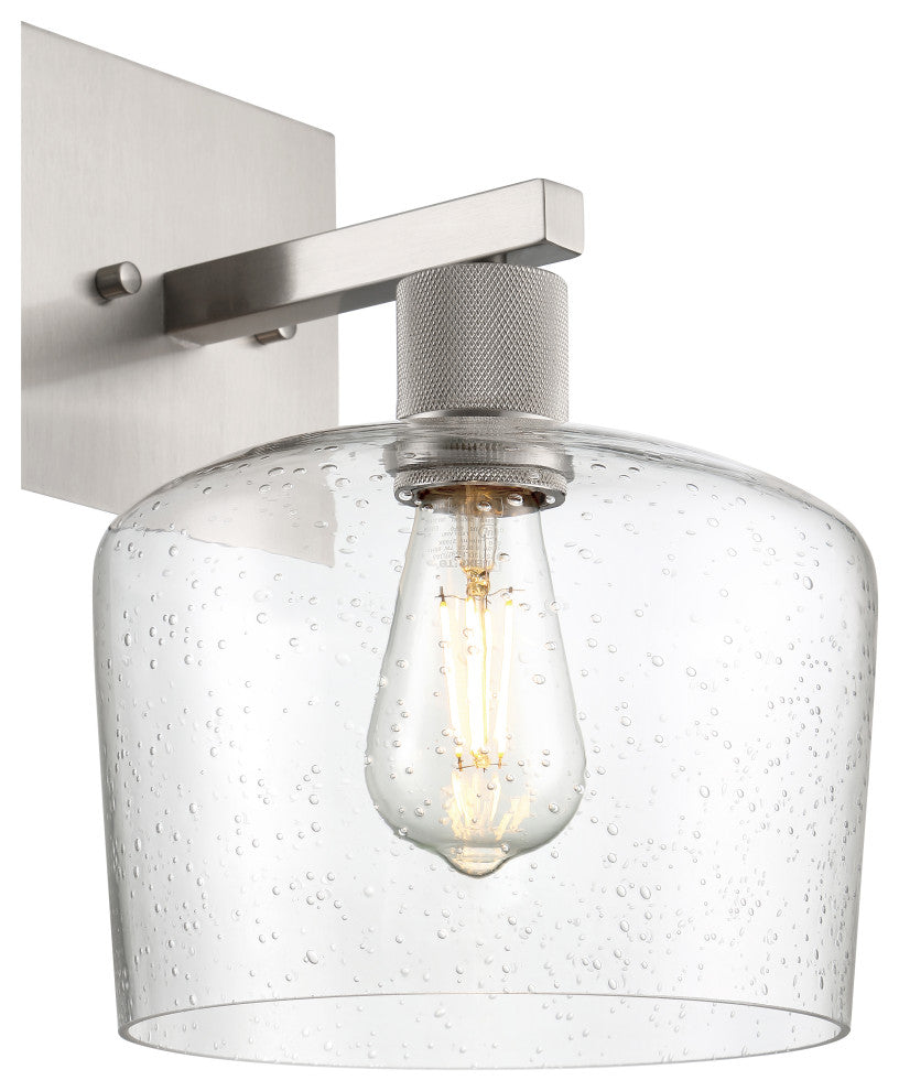 Access Lighting 63144LEDDLP/SDG Port Nine 12" Tall LED Wall - Brushed Steel