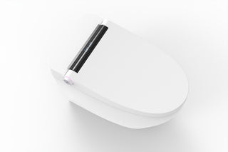 Angeles Modern Ceramic White Smart Toilet with Bidet and Digital Display