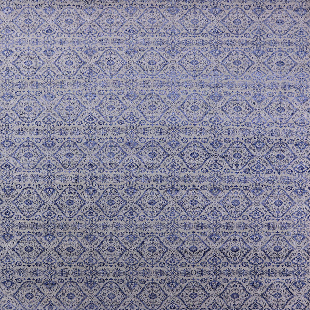 Ahgly Company Indoor Square Mid-Century Modern Area Rugs, 8' Square