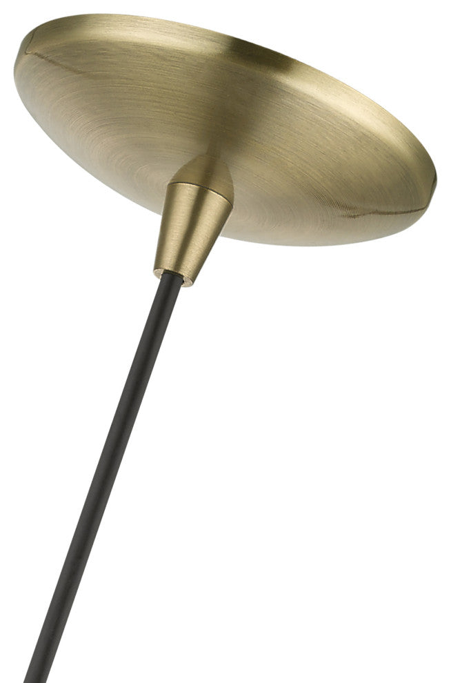 Livex Lighting 1 Light Antique Brass Pendant