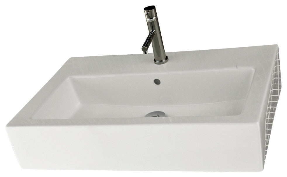 Lacava Aquagrande Collection Lavatory, White