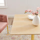 35" Dining Table, Square, Natural Gold, Metal, Modern, Mid Century
