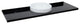 61" Black Galaxy Countertop and Single Round Sink