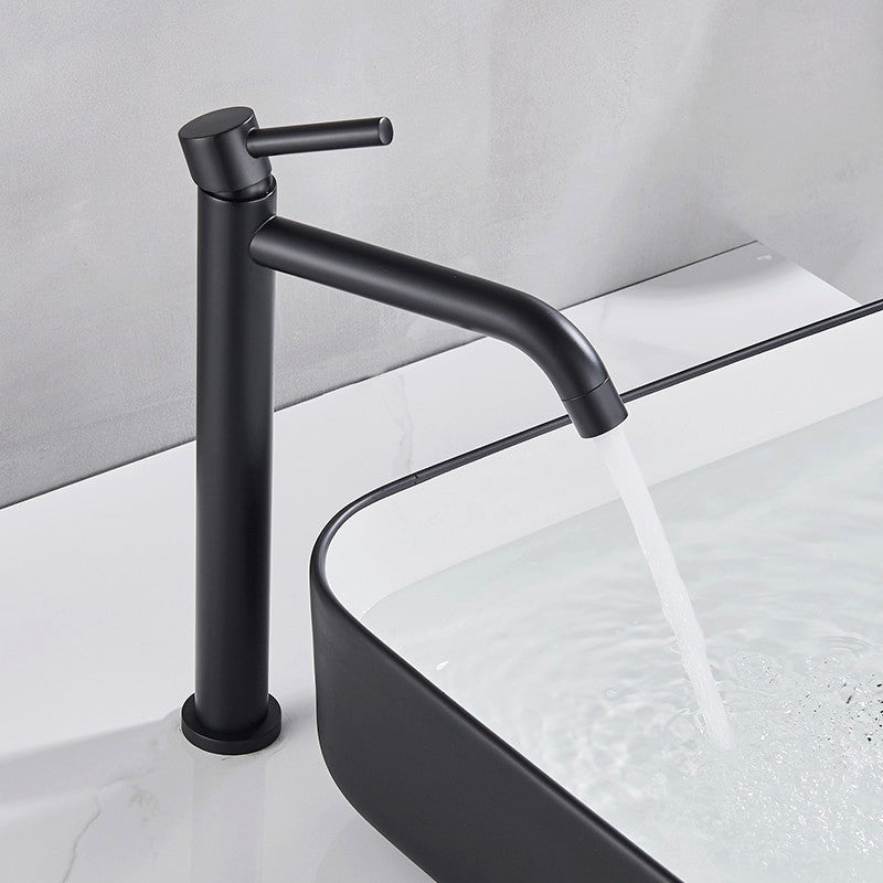 Single Handle Deck Mounted Bathroom Sink Faucet