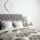 Deny Designs Rachael Taylor Textured Geo Gray 1 Duvet Cover - Lightweight
