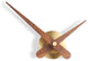 Nomon Axioma MINI G Clock | Polished Brass Box, Walnut Hands