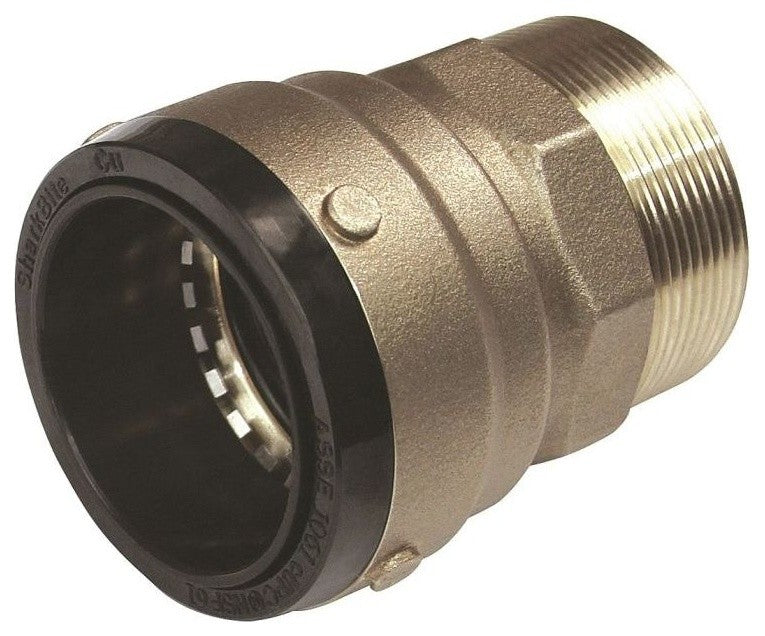 Sharkbite, Tube Fitting, 2"x2"x3.43"