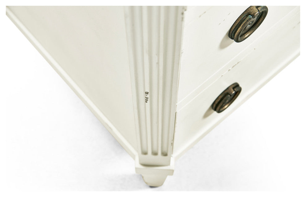 Swedish White Painted Commode 38"