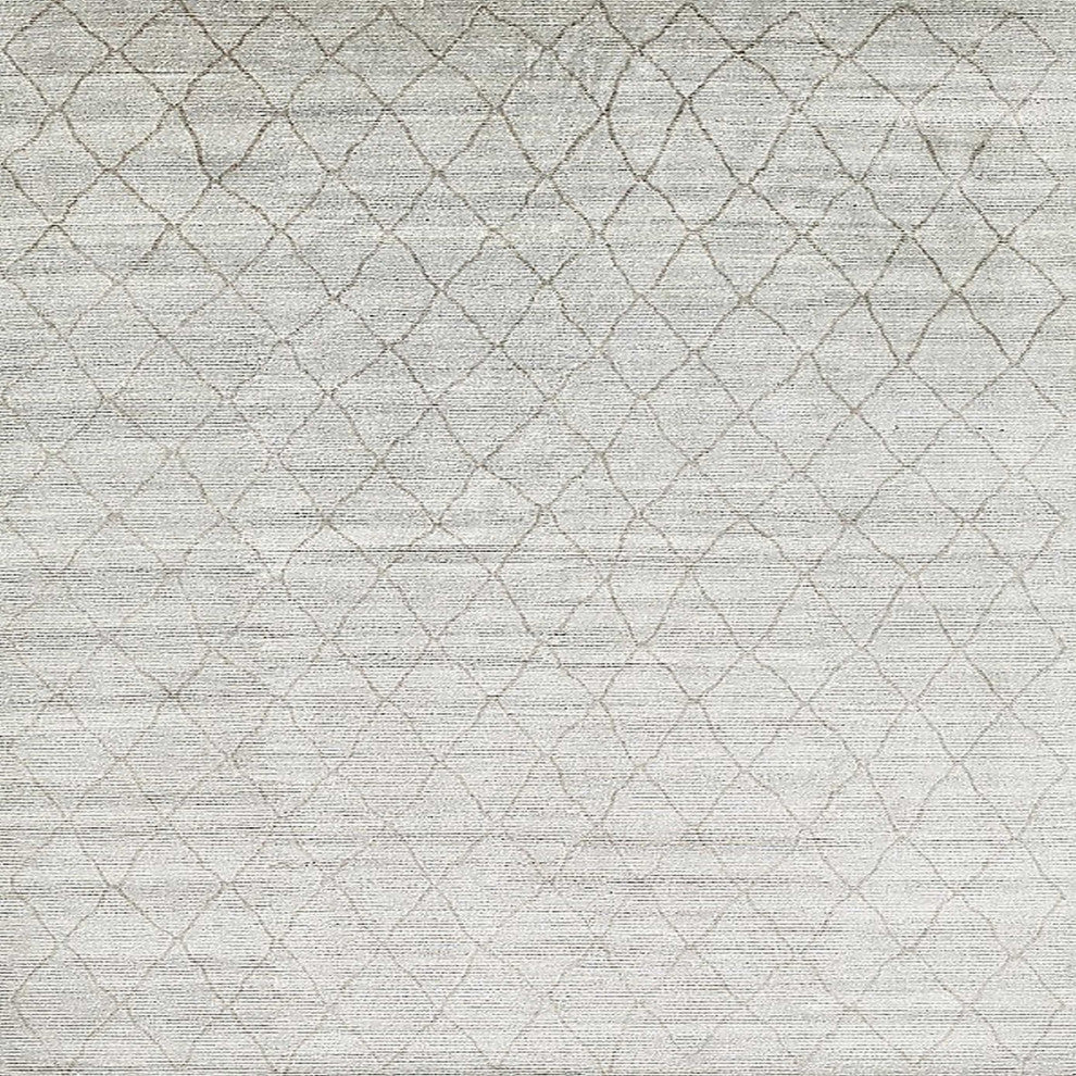 Ahgly Company Indoor Square Mid-Century Modern Area Rugs, 4' Square