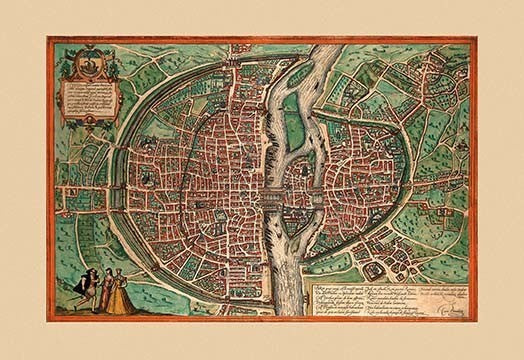 Lutiti Paris - Canvas Poster 20" x 30"