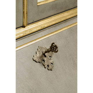George III Parcel Gilt Secretary Bookcase